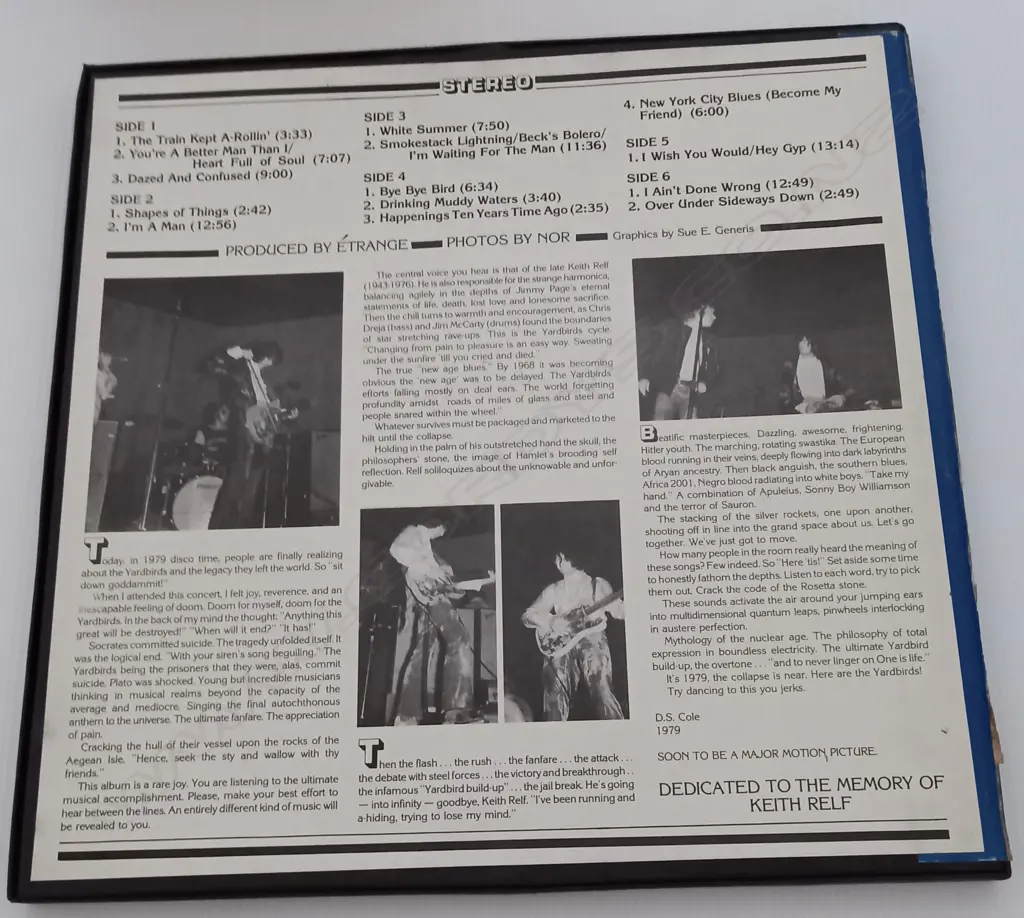 The Yardbirds, Last Rave-up In L.A. (Triple album) LTD EDTION 23/500 Image 1++